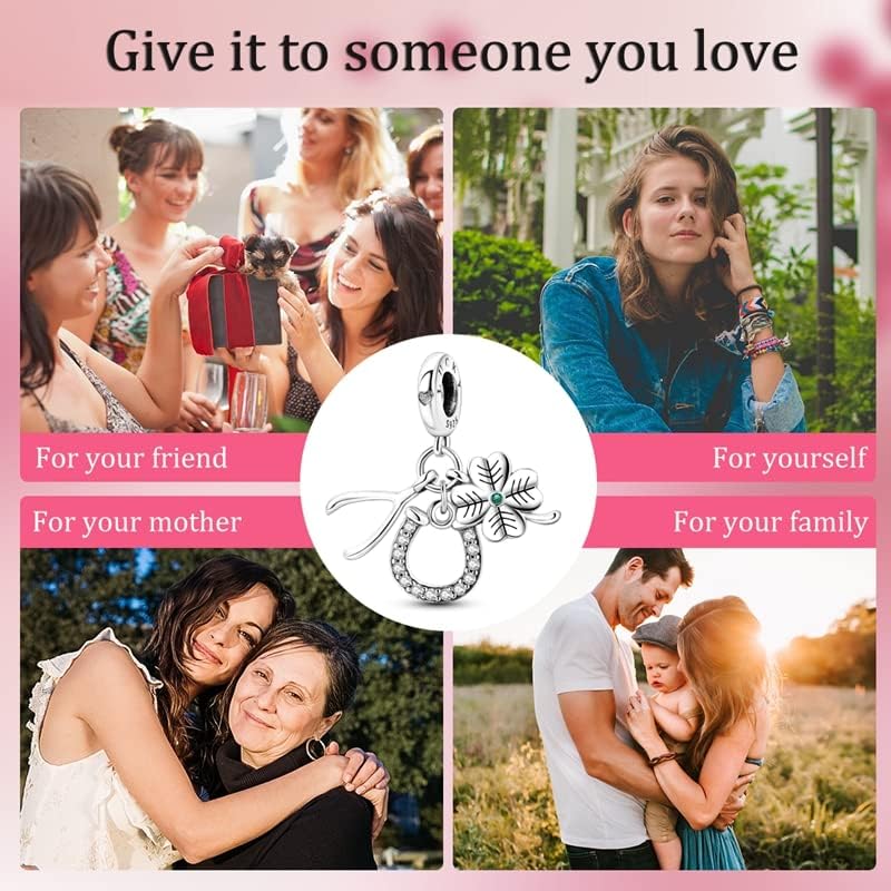 CYCUFF Store 925 Sterling Silver Charms Suitable for Charm Necklaces, Bracelet Pendants Beads Jewellery Gift for Women Family Friends - Image 5